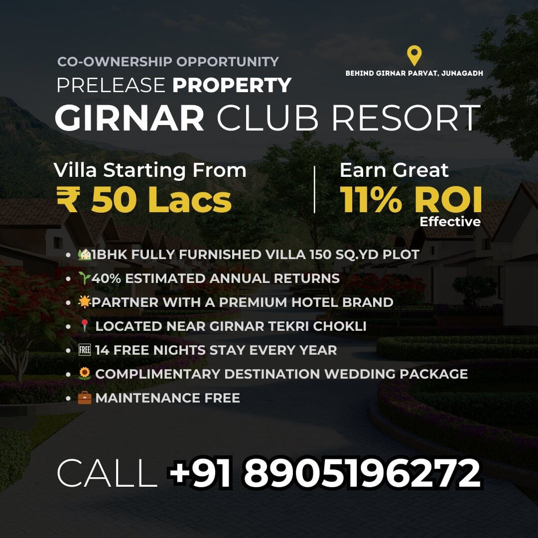 Pre Leased Property Girnar Club Resort with Rental Income in Junagadh, Gujarat