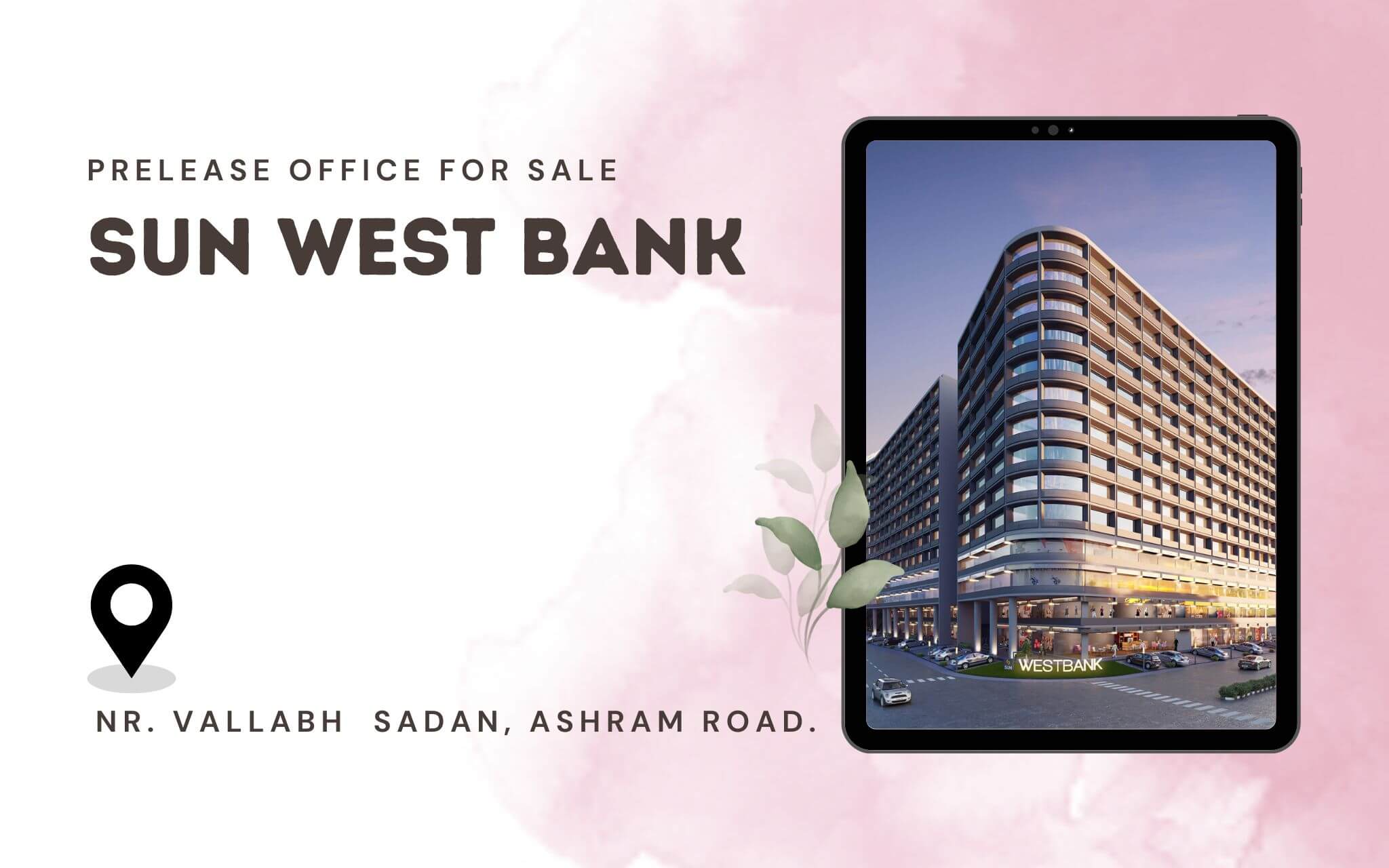 Sun Westbank Ashram Road | Commercial Property for Sale | Office Space & Shops | Euphoriaa Realty