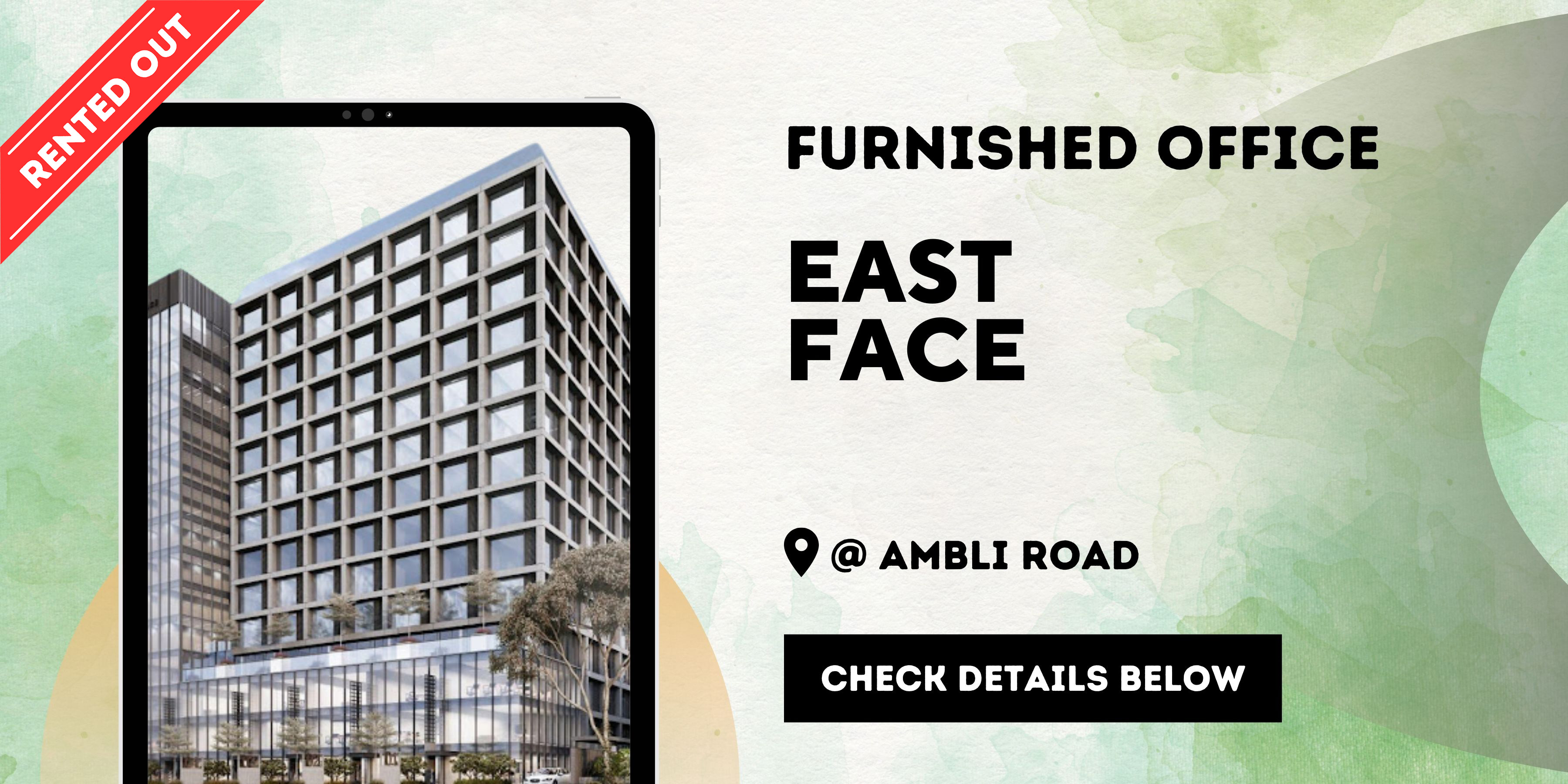 Fully Furnished Office Space | Rent/Sale | East Face | Prime Location | Ahmedabad West