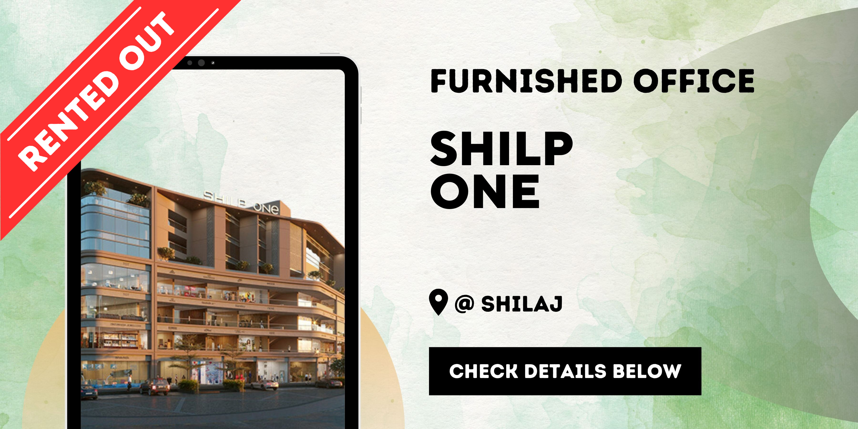 Fully Furnished Office Space | Rent/Sale | Shilp One | Prime Location | Ahmedabad West